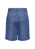 Only Orta Bel Rahat Mavi Kadın Şort ONLCHARIS LIFE MW LONG SHORT CC WVN
