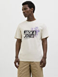 Jack & Jones Erkek Basic Tişört – %100 Pamuk, JJJAXON Modeli 