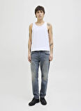Jack & Jones Normal Bel Dar Mavi Erkek Denim Pantolon 12269527_JJIMIKE JJORIGINAL SBD 556
