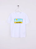 Jack & Jones Baskılı Beyaz Erkek Çocuk T-Shirt 12269975