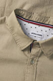 JJPIERRE SLUB DETAIL SHIRT LS BEJ