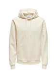 Only & Sons Kapüşon Yaka Beyaz Erkek Sweatshırt ONSCONNOR AUTHENTIC REG HOODIE SWEA