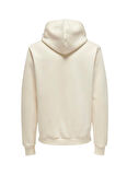 Only & Sons Kapüşon Yaka Beyaz Erkek Sweatshırt ONSCONNOR AUTHENTIC REG HOODIE SWEA