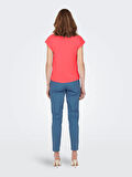 Only Onlfree Life S/S Mod V-Neck Top Jrs Noos Kadın T-shirt 15287041