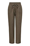 ONLTIZANA COTTON LOOSE PANTS WVN NOOS KAHVERENGİ