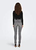 Only Yüksek Bel Dar Paça Dar Açık Gri Kadın Denim Pantolon ONLFOREVER HIGH HW SK ANA933