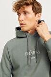 Jack & Jones Jprblaharold Kapüşonlu Erkek Sweat 12271193