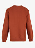 Jack & Jones Bisiklet Yaka Kırmızı Erkek Sweatshırt 12265756_JORFREDERIKSBERG SWEAT CRE