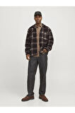Jack & Jones Erkek Kahverengi Ceket 12266269