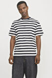 JORVESTERBRO NEWTON STRIPE TEE SS CN SİYAH-BEYAZ