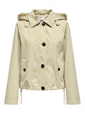 Only Kadın Kapüşonlu Baharlık Parka Ceket - 15342077
