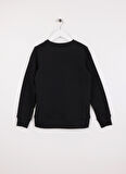 Jack & Jones Baskılı Erkek Çocuk Siyah Sweatshırt 12267582