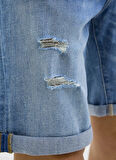 Mavi Erkek Normal Bel Standart Kalıp Denim Şort JJIRICK JJFOX SHORTS CB 310 SN