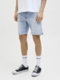 Jack & Jones JJIRICK JJIORIGINAL Erkek Denim Şort - Esnek ve Rahat Kalıp 