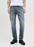 Jack & Jones Normal Bel Dar Mavi Erkek Denim Pantolon 12269527_JJIMIKE JJORIGINAL SBD 556