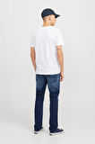 Jack & Jones Erkek Jjımıke 5 Cepli Jean Pantolon 12269601 Mavi