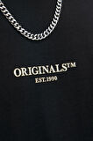 Jack & Jones Erkek Jorıslıngton Bisiklet Yaka Kısa Kollu %100 Pamuk T-Shirt 12273157 Siyah
