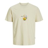 Jack & Jones 12273162 Jorvarenna Tee Ss Crew Neck Ekru