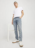 Jack & Jones Düşük Bel Dar Mavi Erkek Denim Pantolon 12269466_JJIGLENN JJORIGINAL CB 774