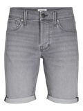 JACK JONES Erkek Grey Denim Şort 12269502