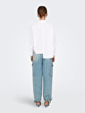 Only Kadın Regular Fit Düşük Omuz Gömlek - 15343842