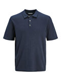 Jack Jones Emıl Knıt Relaxed Relax Fit Tiriko Erkek Polo Yaka Tişört 12268216