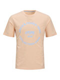 JACK JONES Erkek Pembe Kısa Kollu Tişört 12269280