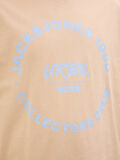 JACK JONES Erkek Pembe Kısa Kollu Tişört 12269280