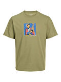 Jack&Jones Jormanchester Cubism Erkek T-shirt 12273378