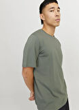 Jack & Jones Bisiklet Yaka Yeşil Erkek T-Shirt 12156101_JJEORGANIC BASIC TEE SS O-