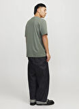 Jack & Jones Bisiklet Yaka Yeşil Erkek T-Shirt 12156101_JJEORGANIC BASIC TEE SS O-