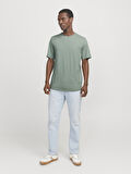 Jack Jones Erkek Jjestar Iceberg Green Bisiklet Yaka Açık Yeşil Tişört 12182498