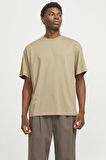 JJEBRADLEY TEE SS O-NECK NOOS KOYU BEJ12249319