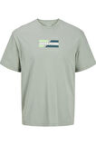 JJECORP GRAPHIC TEE  SS O-NECK NOOS AÇIK YEŞİL