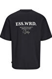 JJEURBAN EDGE STUDIO TEE SS O-NECK NOOS SİYAH12270638