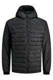 Jack & Jones Hibrit Günlük Erkek Siyah Ceket Mont - 12268511