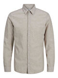 Jack Jones Breeze Keten Slım Fit Erkek Gömlek 12268964
