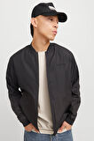 Jack & Jones Erkek Jjzack Bomber Ceket 12269097 Siyah