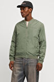 Jack & Jones Erkek Jjzack Bomber Ceket 12269097 Yeşil