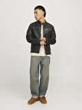 Jack Jones Rocky Washed Pu Suni Deri Erkek Ceket 12273226
