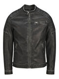 Jack Jones Rocky Washed Pu Suni Deri Erkek Ceket 12273226