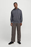 Jack & Jones 12268272 Erkek  Koyu Gri Sweatshirt