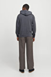 Jack & Jones 12268272 Erkek  Koyu Gri Sweatshirt