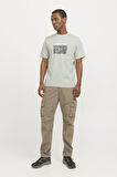 JCOTARMAC CAMO FRONT TEE SS CREW NECK LN YEŞİL