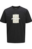 JCOTARMAC CAMO FRONT TEE SS CREW NECK LN SİYAH