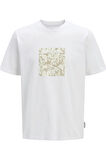 JCOTARMAC CAMO FRONT TEE SS CREW NECK LN P.BEYAZ
