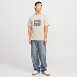 Jack Jones Tişört Tarmac Camo Front Crew Neck