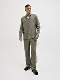 Jack Jones Blalawrence Relax Fit Keten Erkek Gömlek 12273907