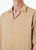 Jack & Jones Rahat Bej Erkek Gömlek 12269086_JJEURBAN EDGE RESORT SHIRT