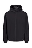 Jack & Jones Erkek Jorvesterbro Kapüşonlu Suya Dayanıklı Mevsimlik Mont Ceket 12272898 Siyah